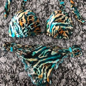 Luli Fama Animal Print Bikini